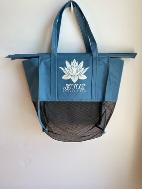 Lotus Trolley Bag Net Bottom Connecting Grocery Cart Bag